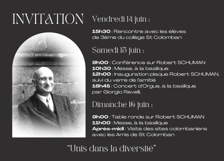 Célébrations du discours de Robert Schuman